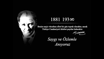 10 Kasım 1938 günü saat 09.05'te Çayyolu Atapark’tayız.