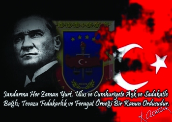 Jandarma Genel Komutanlığı'nın 187'nci kuruluş yıl dönümü